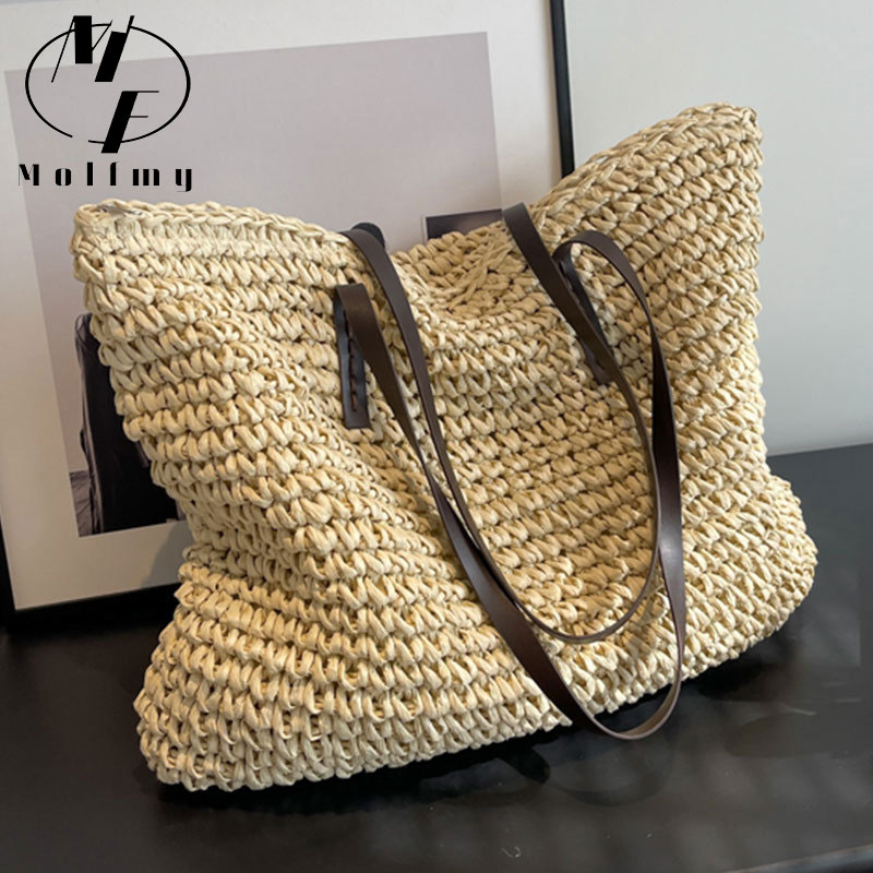 Luxury Bags Vendor - Bolsos de mano de paja tejida,