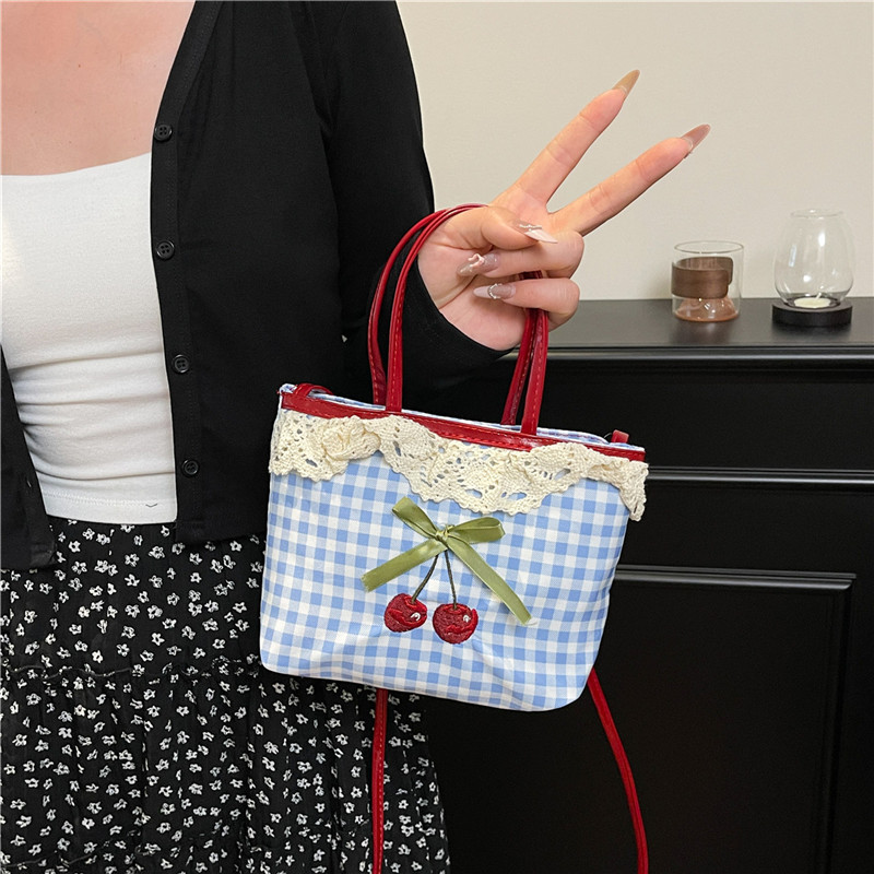 Luxury Bags Cute - Bolso nuevo coreano a cuadros con