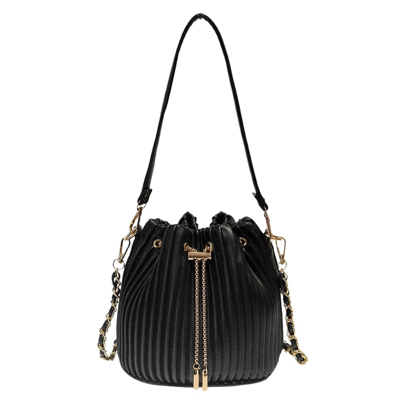 Structured Handbag Top Handle - Bolso de cubo para mujer con