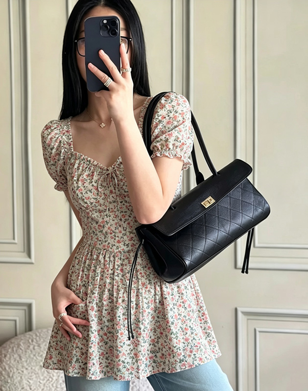 Structured Handbag Top Handle - CLAREGQI 2026 Nuevo Bolso de Hombro