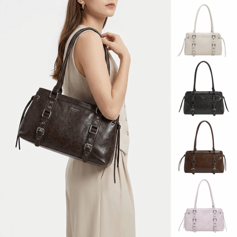 Bolso de Mano Estructurado y D - Structured Handbag Top Handle reseña y precio