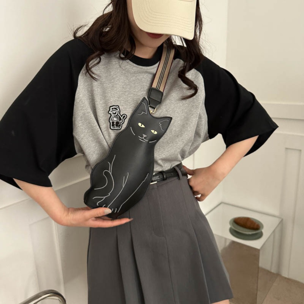 Bolso de hombro con bonito gat - Luxury Bags Cute reseña y precio