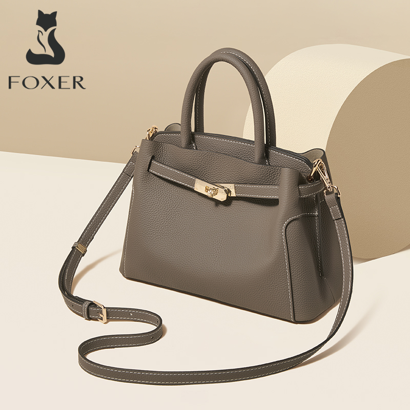 Bolso de Mano FOXER de Cuero G - Luxury Bags Sale reseña y precio