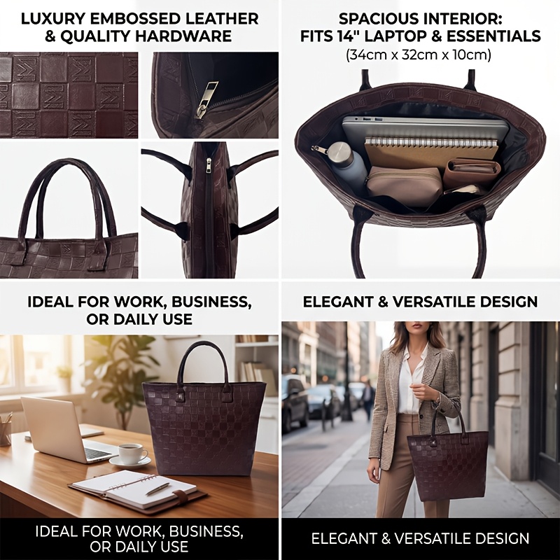 Bolso Tote de Mujer con Patrón - Luxury Bags Vendor reseña y precio