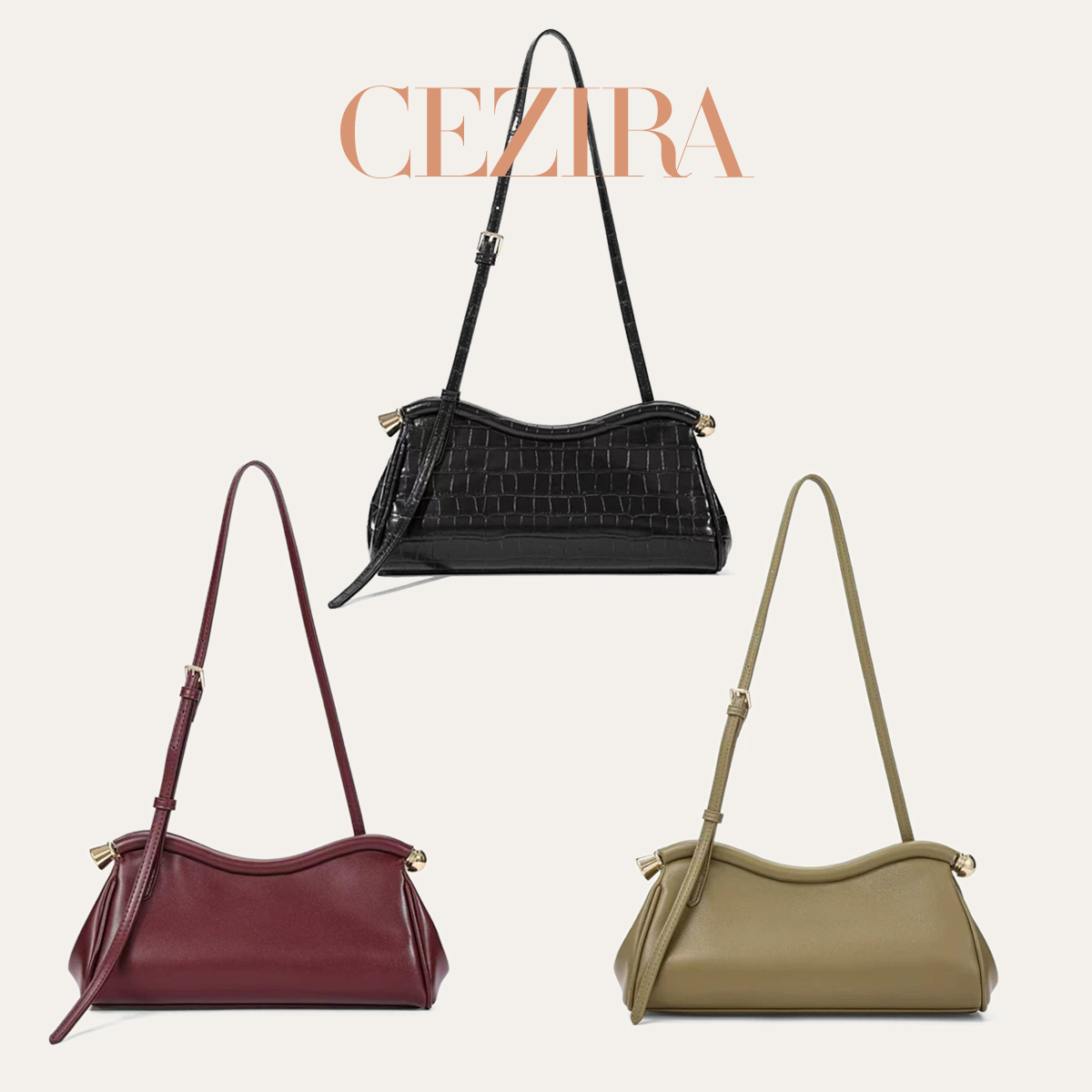 Bolso de Hombro de Lujo CR con - Luxury Bags Vegan Leather reseña y precio