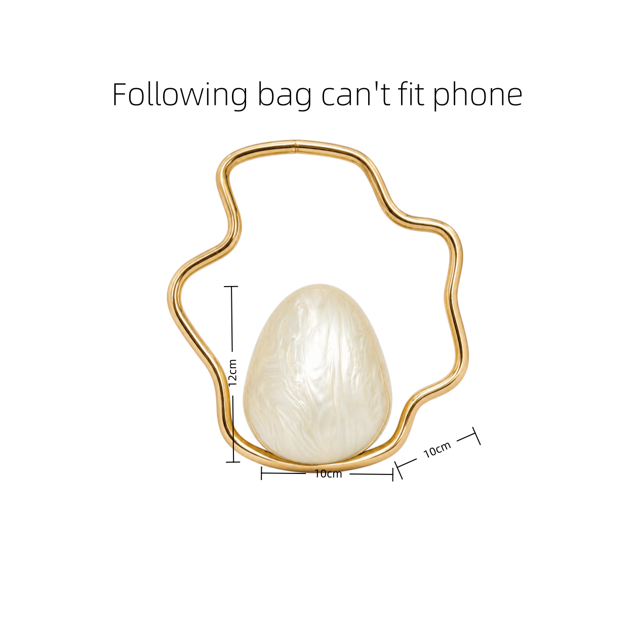 Bolso de mano mini de acrílico - Luxury Bags Cute reseña y precio