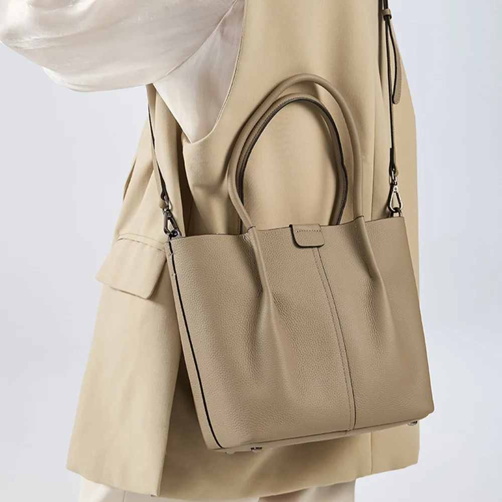 Bandolera de cuero suave autén - Structured Handbag Top Handle reseña y precio