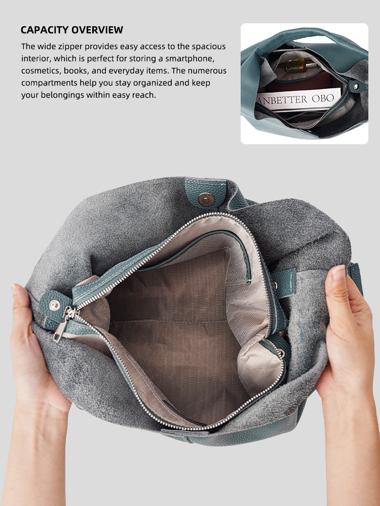 Bolso de mano grande de cuero  - Luxury Bags Vendor reseña y precio