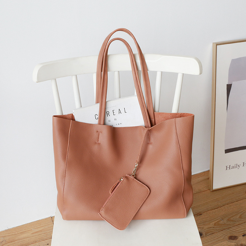 Bolso de mano de cuero genuino - Luxury Bags Vendor reseña y precio