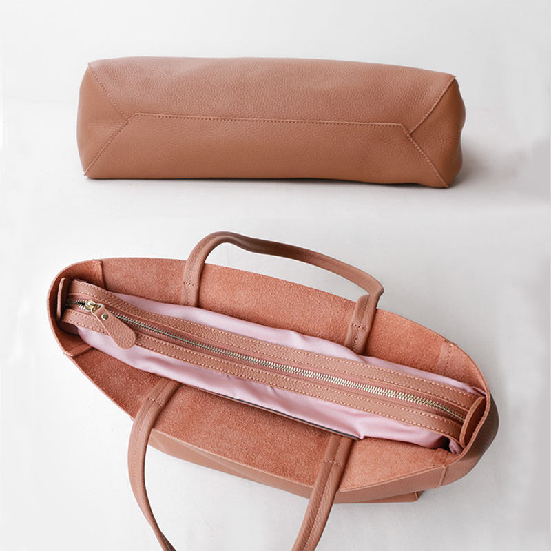 Bolso de mano de cuero genuino - Luxury Bags Vendor reseña y precio