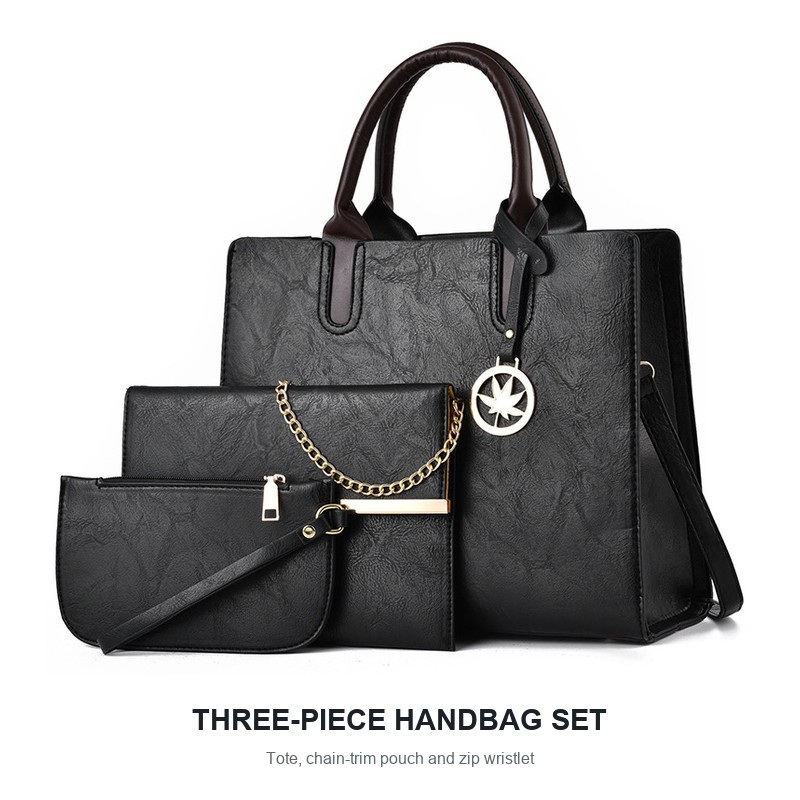 Conjunto de 3 Bolsos de Mano p - Structured Handbag Top Handle reseña y precio