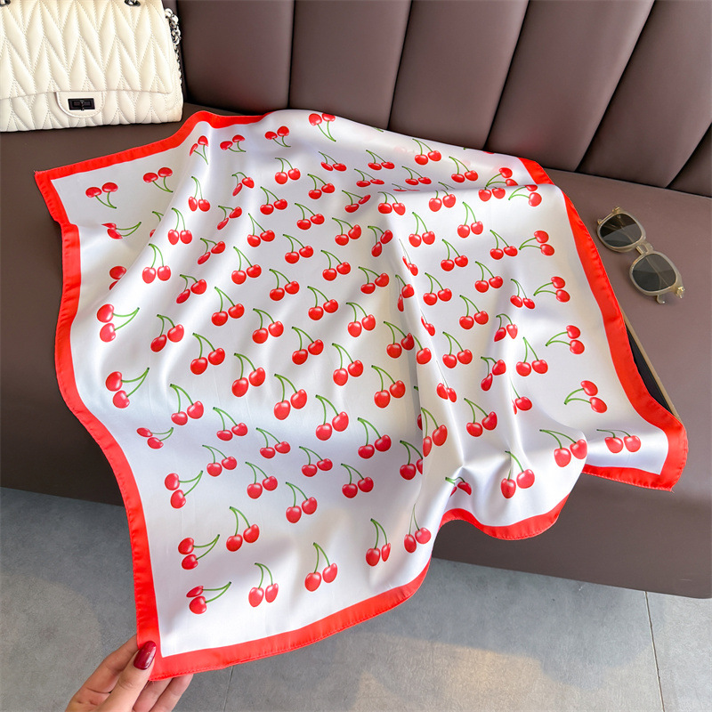 Bufanda cuadrada de satén de l - Luxury Bags Cute reseña y precio
