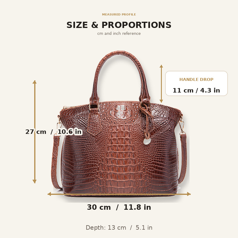 Bolso de Mano Vintage para Muj - Structured Handbag Top Handle reseña y precio